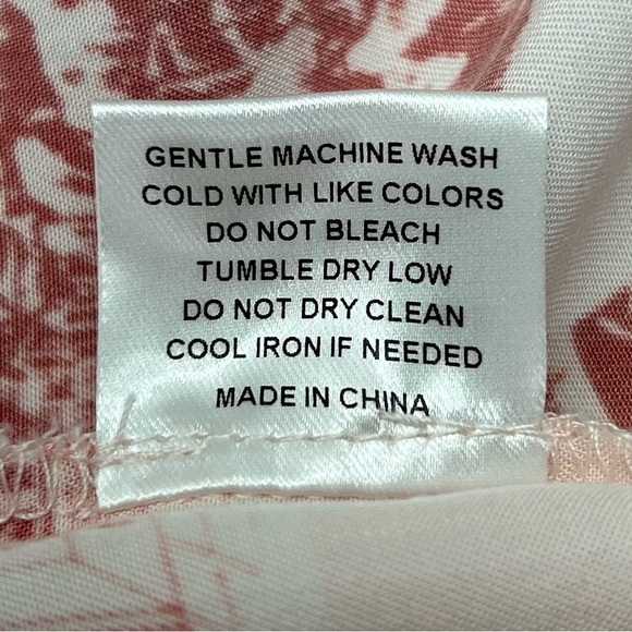 KATIE KIME WOMENS APRES SKI TOILE RED HOLIDAY PRINT THEME PAJAMA TOP LG - Picture 14 of 16